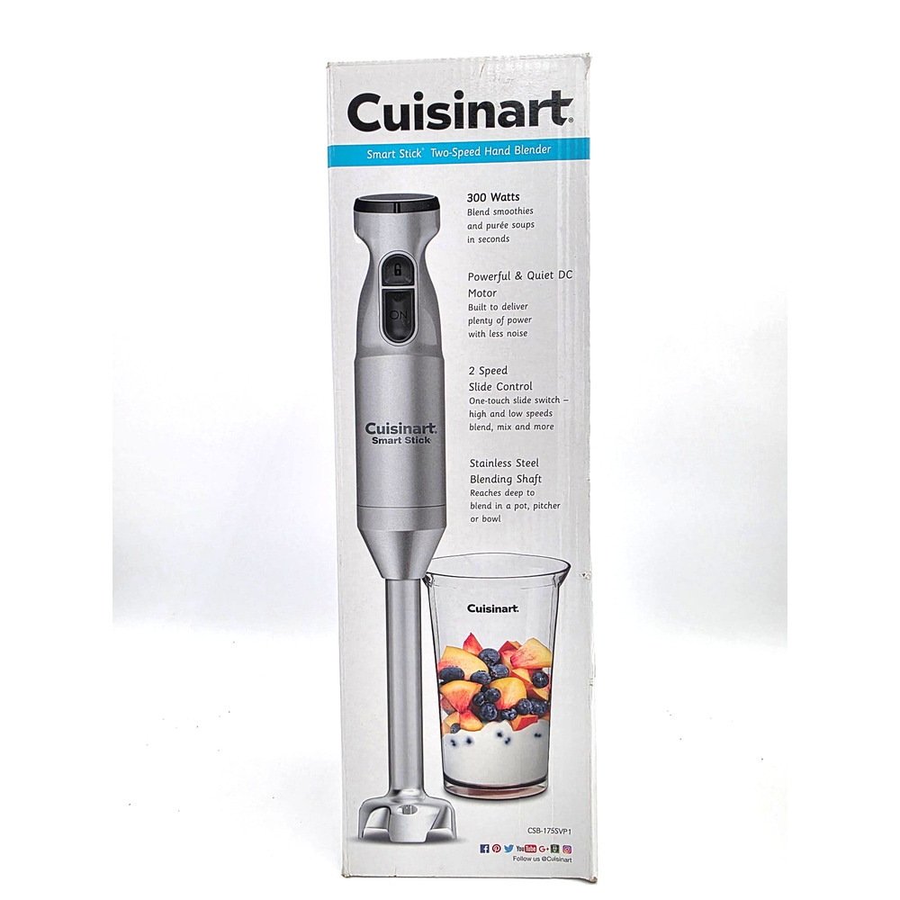 Cuisinart Smart Stick Two-Speed Hand Blender CSB-175P1